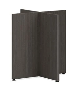 HON Mod X-Base | For 42" Conference Table Top | Slate Teak Finish