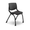 HON Motivate Knit Mesh Back Nesting Stacking Chair | Black Mesh Back | Onyx Shell | Black Frame | Black Fabric 2 HON Motivate Knit Mesh Back Nesting Stacking Chair | Black Mesh Back | Onyx Shell | Black Frame | Black Fabric -Hon Store HON Motivate HMN2.N.A.IM .ON .CU10.BLCK 045 001