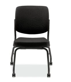 HON Perpetual Upholstered Back Nesting Chair | Flex Motion | Casters | Black Frame | Black Fabric 9 HON Perpetual Upholstered Back Nesting Chair | Flex Motion | Casters | Black Frame | Black Fabric -Hon Store HON Perpetual HPN1.A.UU .CU10.T 000 001