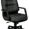 HON Pillow-Soft Executive High-Back Chair | Center-Tilt | Fixed Arms | Black Leather 1 HON Pillow-Soft Executive High-Back Chair | Center-Tilt | Fixed Arms | Black Leather -Hon Store HON PillowSoft H2091.H.SR11.T 045 001