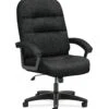 HON Pillow-Soft Executive High-Back Chair | Fixed Arms | Black Fabric 1 HON Pillow-Soft Executive High-Back Chair | Fixed Arms | Black Fabric -Hon Store HON PillowSoft H2095.H.PWST10.T 045 001