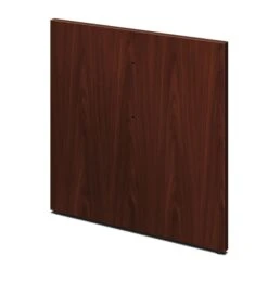 HON Preside Laminate Table Base | Panel Style | For 72"W Boat, Racetrack And Rectangle Tops | Mahogany Finish