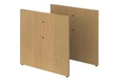 HON Preside Laminate Table Base Kit | Panel Style | Harvest Finish | 2 Bases Per Kit