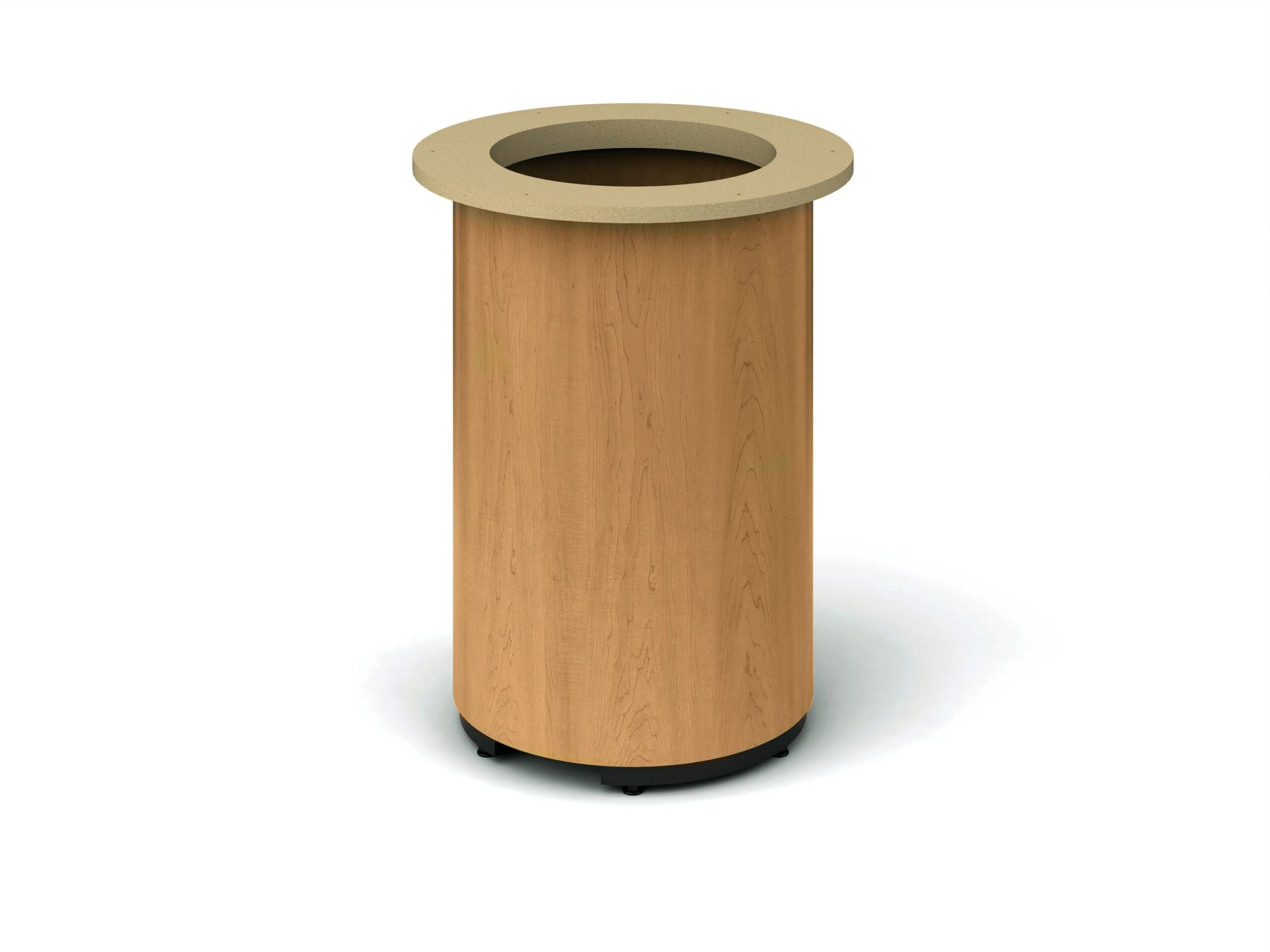 HON Preside Laminate Table Base | Cylinder Style | Harvest Finish 3 HON Preside Laminate Table Base | Cylinder Style | Harvest Finish