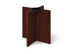 HON Preside Laminate Table X-Base | For 42" Round And Square Tops | Mahogany Finish