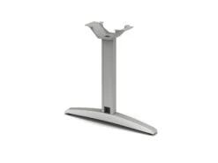 HON Preside T-Leg Base | For 72" For Boat, Racetrack And Rectangle Tops | Platinum Metallic Finish