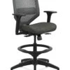 HON Solve Mid-Back Task Stool | Charcoal ReActiv Back | Adjustable Lumbar | Black Frame | Ink Seat Fabric 2 HON Solve Mid-Back Task Stool | Charcoal ReActiv Back | Adjustable Lumbar | Black Frame | Ink Seat Fabric -Hon Store HON Solve HSLVSMR.Y1.A.H.0S.COMP10.BL .SB .T 045 001