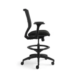 HON Solve Mid-Back Task Stool | Upholstered Charcoal ReActiv Back | Adjustable Lumbar | Black Frame | Ink Seat Fabric 19 HON Solve Mid-Back Task Stool | Upholstered Charcoal ReActiv Back | Adjustable Lumbar | Black Frame | Ink Seat Fabric -Hon Store HON Solve HSLVSMU.Y1.A.H.0S.COMF10.COMP10.BL .SB .T 0090 001