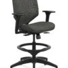 HON Solve Mid-Back Task Stool | Upholstered Charcoal ReActiv Back | Adjustable Lumbar | Black Frame | Ink Seat Fabric 1 HON Solve Mid-Back Task Stool | Upholstered Charcoal ReActiv Back | Adjustable Lumbar | Black Frame | Ink Seat Fabric -Hon Store HON Solve HSLVSMU.Y1.A.H.0S.COMF10.COMP10.BL .SB .T 045 001