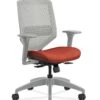 HON Solve Mid-Back Task Chair | Titanium ReActiv Back | Adjustable Lumbar | Black Frame | Bittersweet Seat Fabric 2 HON Solve Mid-Back Task Chair | Titanium ReActiv Back | Adjustable Lumbar | Black Frame | Bittersweet Seat Fabric -Hon Store HON Solve HSLVTMR.Y1.A.H.TI .COMP46.BL .SB .T 045 001