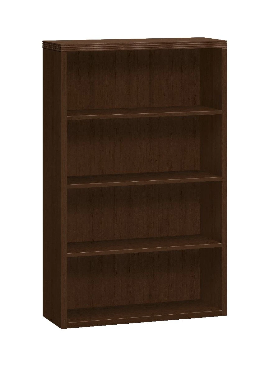 HON Valido Bookcase | 4 Shelves | 36"W | Mocha Finish 3 HON Valido Bookcase | 4 Shelves | 36"W | Mocha Finish