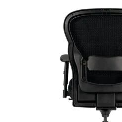 HON Wave Mesh Big And Tall Executive Chair | Knee-Tilt | Adjustable Arms | Black Mesh Back | Black Fabric Seat -Hon Store HON Wave HVL705.VM10 600 002
