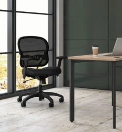HON Wave Mesh Mid-Back Chair | Synchro-Tilt | Adjustable Arms | Black Sandwich Mesh 9 HON Wave Mesh Mid-Back Chair | Synchro-Tilt | Adjustable Arms | Black Sandwich Mesh -Hon Store HON Wave HVL712.MM10 500 001