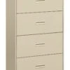 HON Lateral File | 4 Drawers | Molded Pull | 36"W | Putty Finish 2 HON Lateral File | 4 Drawers | Molded Pull | 36"W | Putty Finish -Hon Store basyx 400Series H484.L.L 045 001