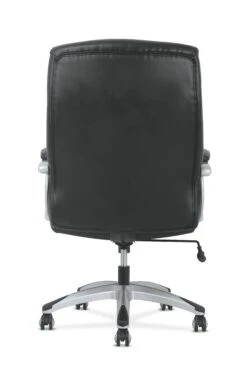 Sadie Big And Tall High-Back Executive Chair | Black Leather -Hon Store basyx BigAndTallHighBackExecutive HVST341 180 001