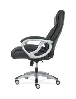 Sadie Big And Tall High-Back Executive Chair | Black Leather -Hon Store basyx BigAndTallHighBackExecutive HVST341 270 001