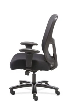 Sadie Big And Tall Chair | Height-Adjustable Arms | Adjustable Lumbar -Hon Store basyx BigAndTallHighBackTask HVST141 270 001