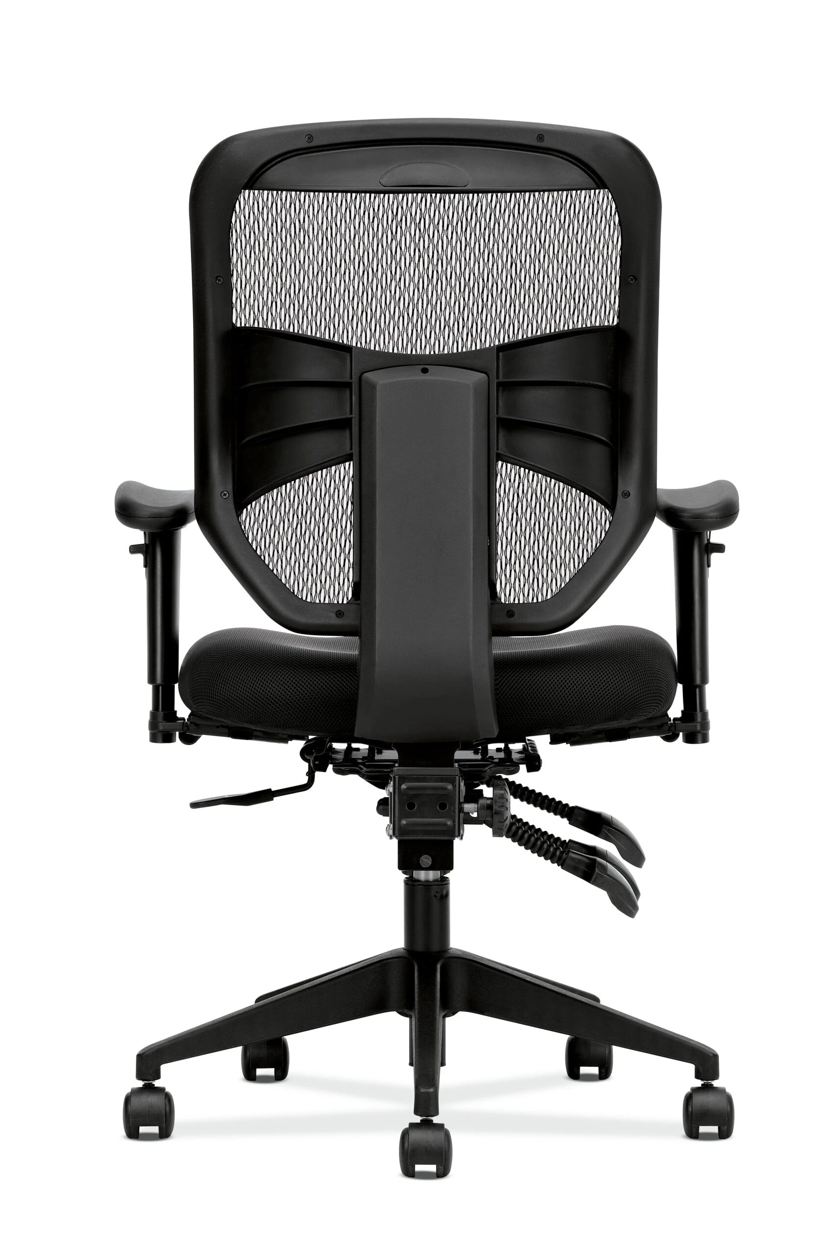 HON Prominent Mesh High-Back Task Chair | Asynchronous Control, Seat Glide | 2-Way Arms | Black Mesh 8 HON Prominent Mesh High-Back Task Chair | Asynchronous Control, Seat Glide | 2-Way Arms | Black Mesh - Image 6