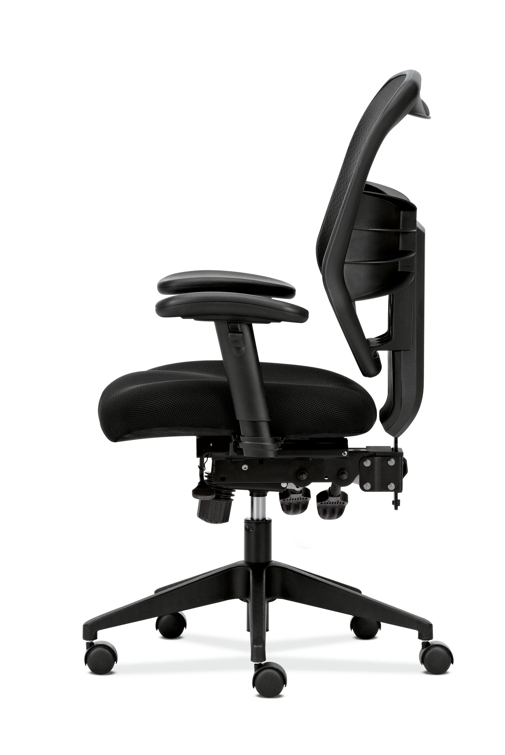 HON Prominent Mesh High-Back Task Chair | Asynchronous Control, Seat Glide | 2-Way Arms | Black Mesh 7 HON Prominent Mesh High-Back Task Chair | Asynchronous Control, Seat Glide | 2-Way Arms | Black Mesh - Image 5