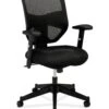 HON Prominent Mesh High-Back Task Chair | Center-Tilt | Adjustable Arms | Black Sandwich Mesh Seat 1 HON Prominent Mesh High-Back Task Chair | Center-Tilt | Adjustable Arms | Black Sandwich Mesh Seat -Hon Store basyx HVL531Series HVL531.MM10 045 001
