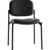 HON Scatter Stacking Guest Chair | Black Bonded Leather 2 HON Scatter Stacking Guest Chair | Black Bonded Leather -Hon Store basyx HVL600Series HVL606.SB11 045 001