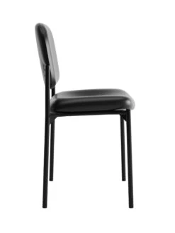 HON Scatter Stacking Guest Chair | Black Bonded Leather 10 HON Scatter Stacking Guest Chair | Black Bonded Leather -Hon Store basyx HVL600Series HVL606.SB11 090 001