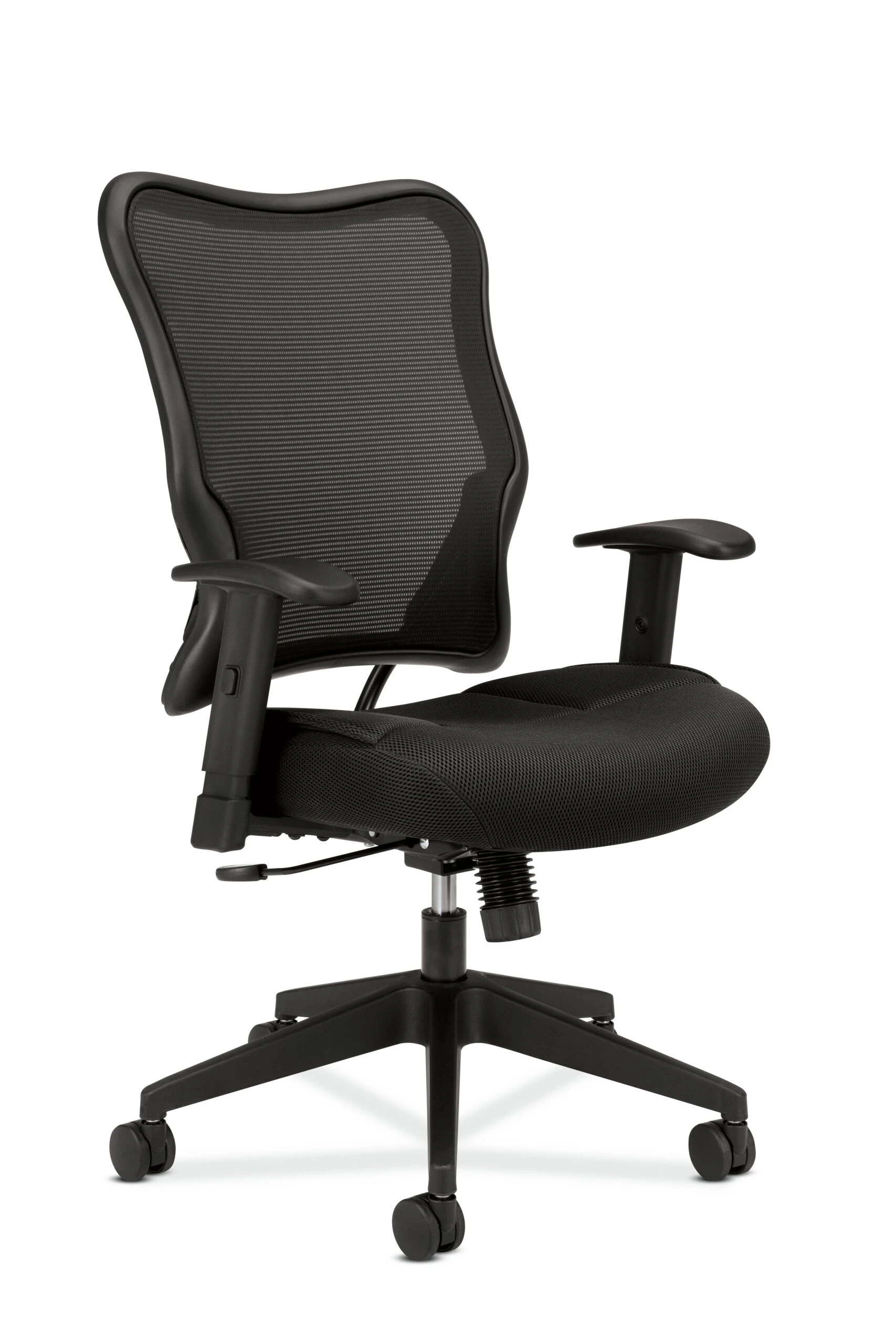 HON Wave Mesh High-Back Task Chair | Synchro-Tilt | Adjustable Arms | Black Sandwich Mesh Seat 3 HON Wave Mesh High-Back Task Chair | Synchro-Tilt | Adjustable Arms | Black Sandwich Mesh Seat