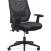 HON Crio High-Back Task Chair | Mesh Back | Adjustable Arms | Adjustable Lumbar | Black Leather 2 HON Crio High-Back Task Chair | Mesh Back | Adjustable Arms | Adjustable Lumbar | Black Leather -Hon Store basyx HighBackTask HVL581.SB11.T 045 001