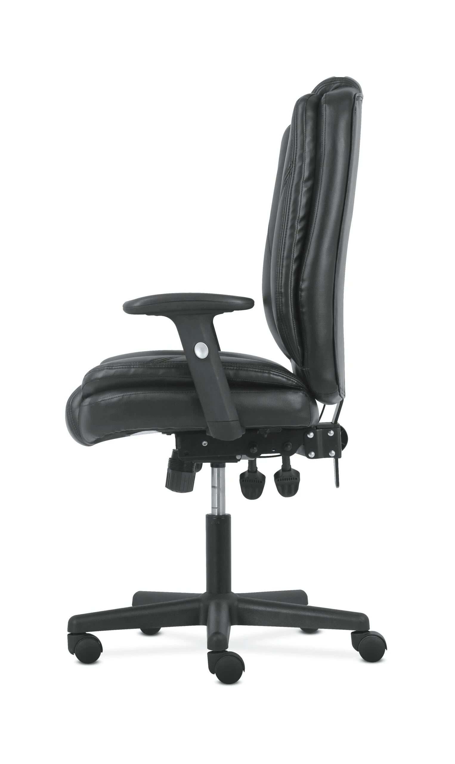 Sadie High-Back Task Chair | Height Adjustable Arms | Height Adjustable Back | Black Leather 5 Sadie High-Back Task Chair | Height Adjustable Arms | Height Adjustable Back | Black Leather - Image 3