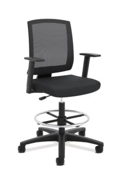 HON Torch Mesh Mid-Back Task Stool | Center-Tilt | Fixed Arms